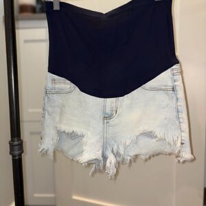 Pinkblush Maternity cutoff Denim Shorts